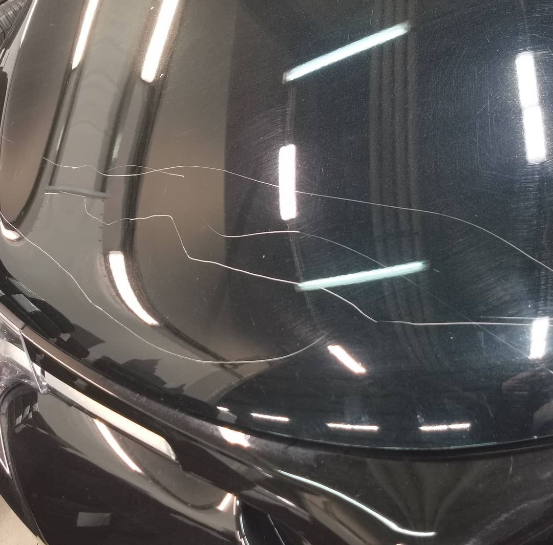 Toyota Rav 4 после вандалов.